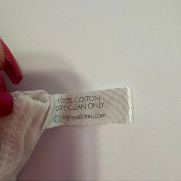 TAJ by Sabrina Crippa Tops Taj By Sabrina Embellished Tunic Dress coverup sz M - Picture 7 of 10